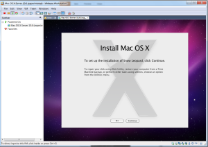 install Mac OS X on Vmware workstation 7